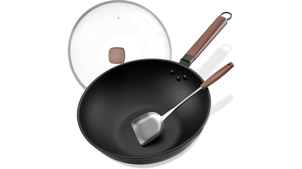 13 inch carbon steel wok