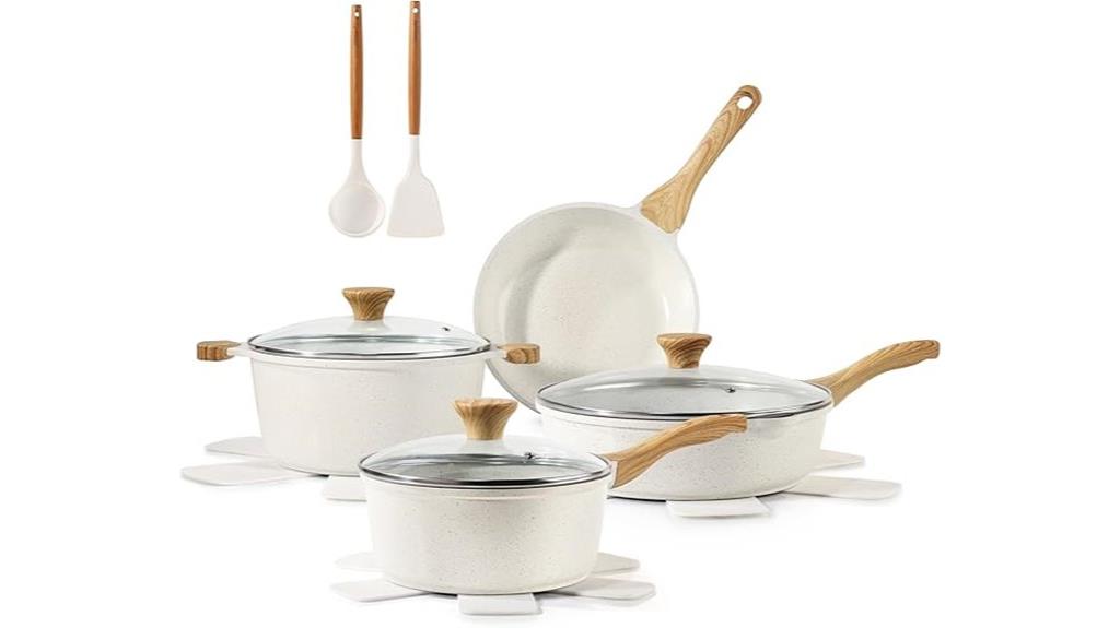 13 piece ceramic cookware set