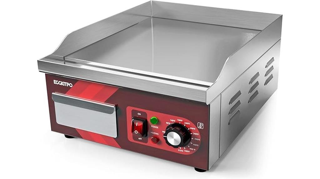 14 inch adjustable electric griddle