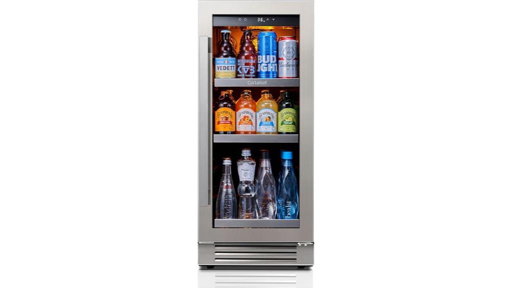 15 inch beverage refrigerator