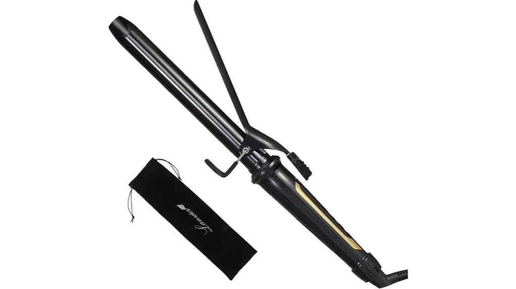 1 inch ceramic tourmaline curling iron