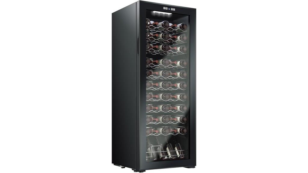 55 bottle wine cooler