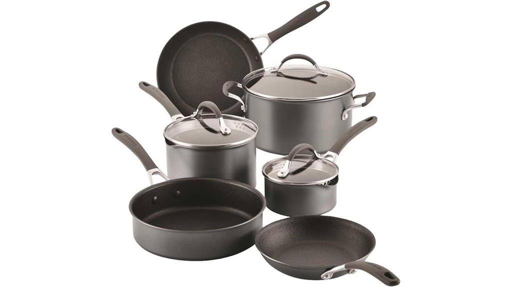 9 piece nonstick cookware set