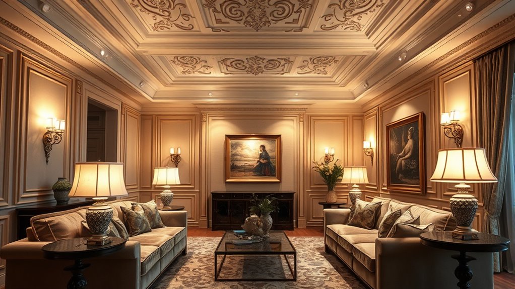 accent lighting creates focal points