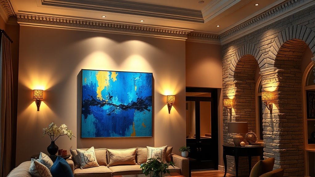 accent lighting for art