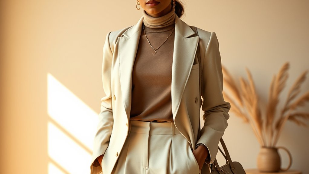 accessories elevate neutral outfits