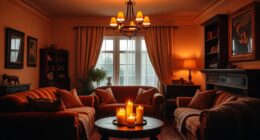 adjustable lighting enhances atmosphere