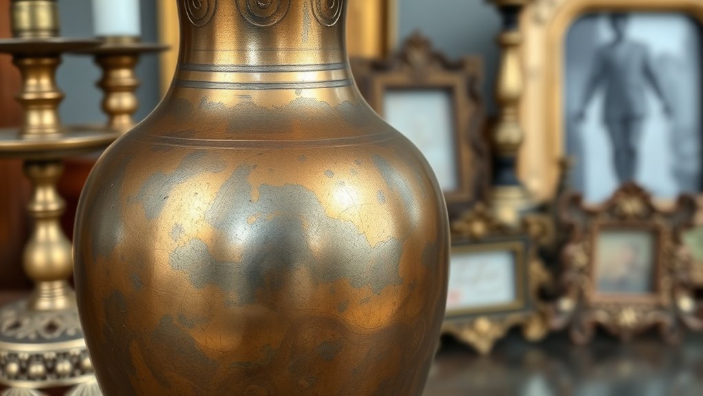 aged brass with character