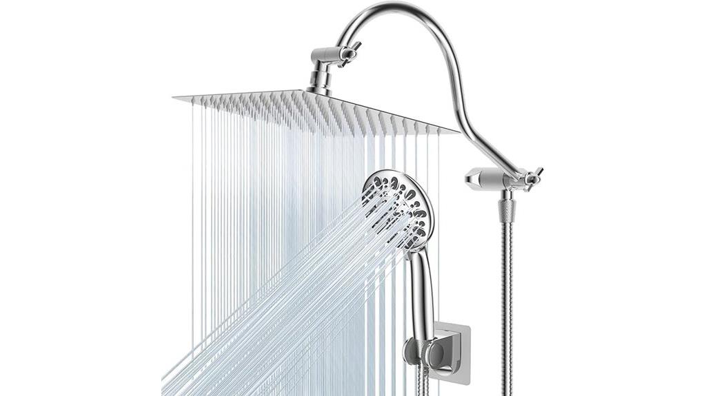 all metal adjustable shower