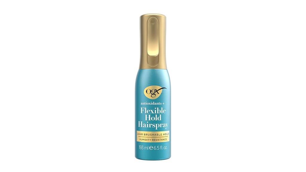 antioxidant flexible hairspray formula