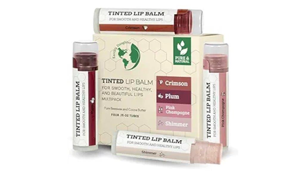 assorted colored lip balm