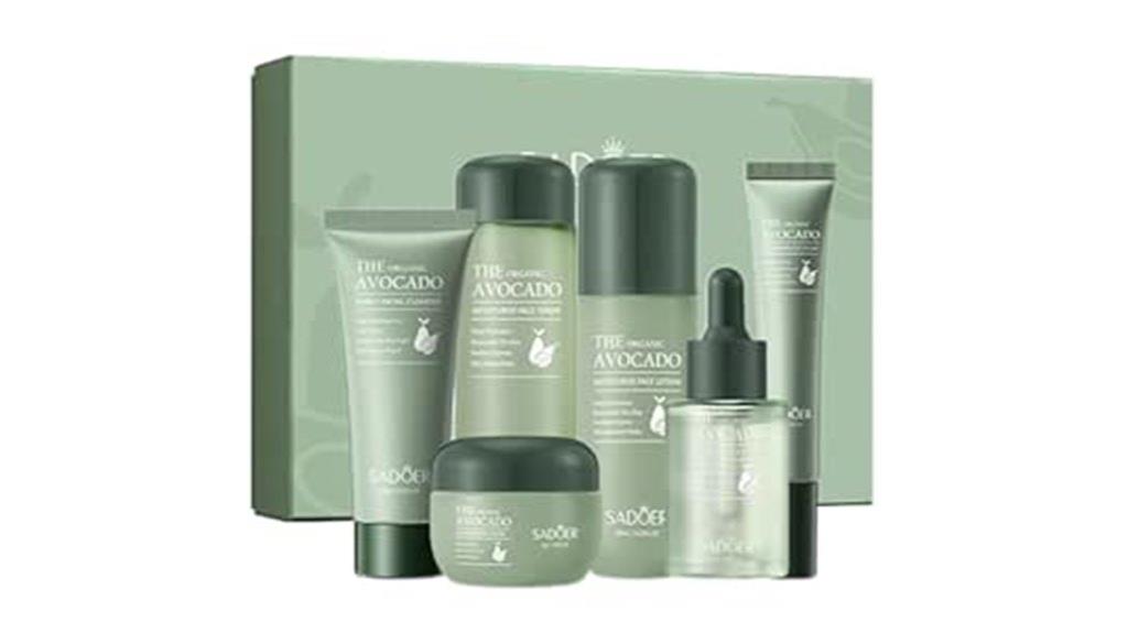avocado skincare set