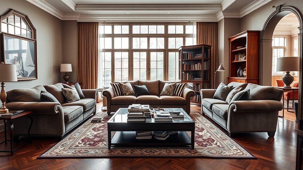 avoid cluttered furniture arrangement