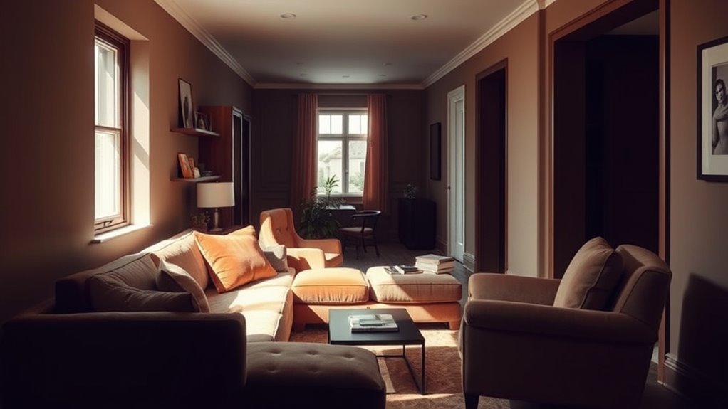 avoid wall adjacent furniture placement