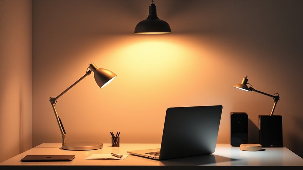balanced layered lighting scheme