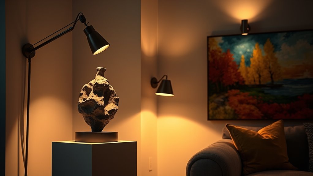 balanced lighting enhances ambiance