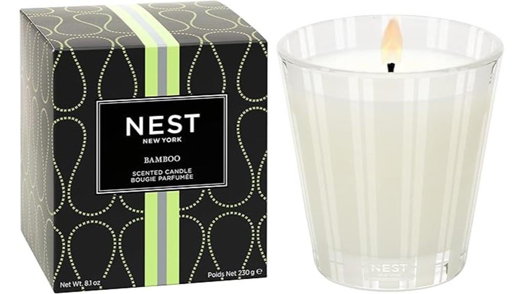 bamboo scented candle 8 1oz