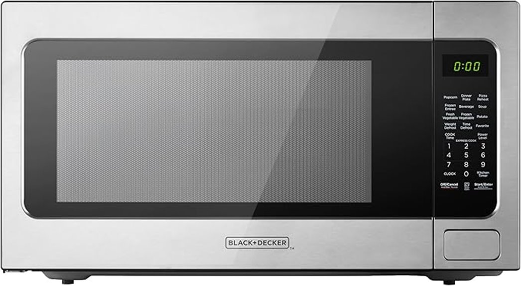black decker microwave 2 2 cu ft
