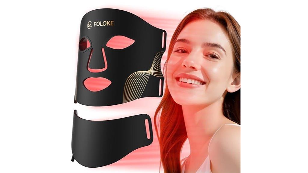 black led skin mask