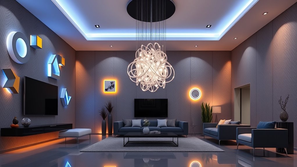 bold sculptural statement fixtures