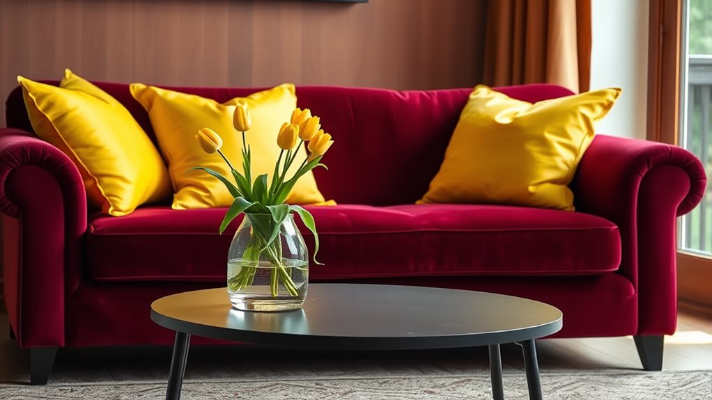 bold warm color contrast
