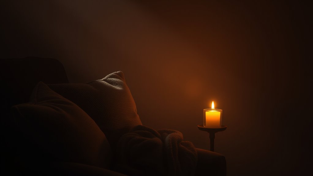 candlelight promotes relaxation naturally