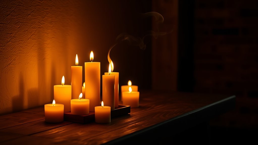 candlelit self care routines