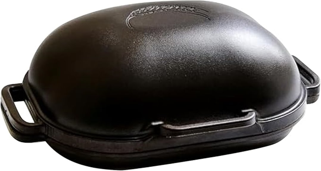 cast iron bread pan