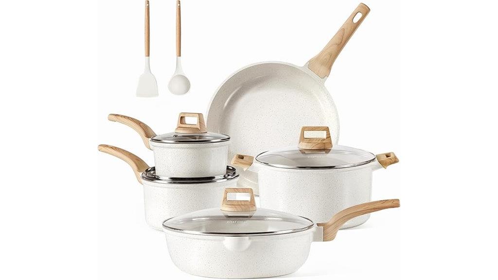 ceramic non stick cookware set