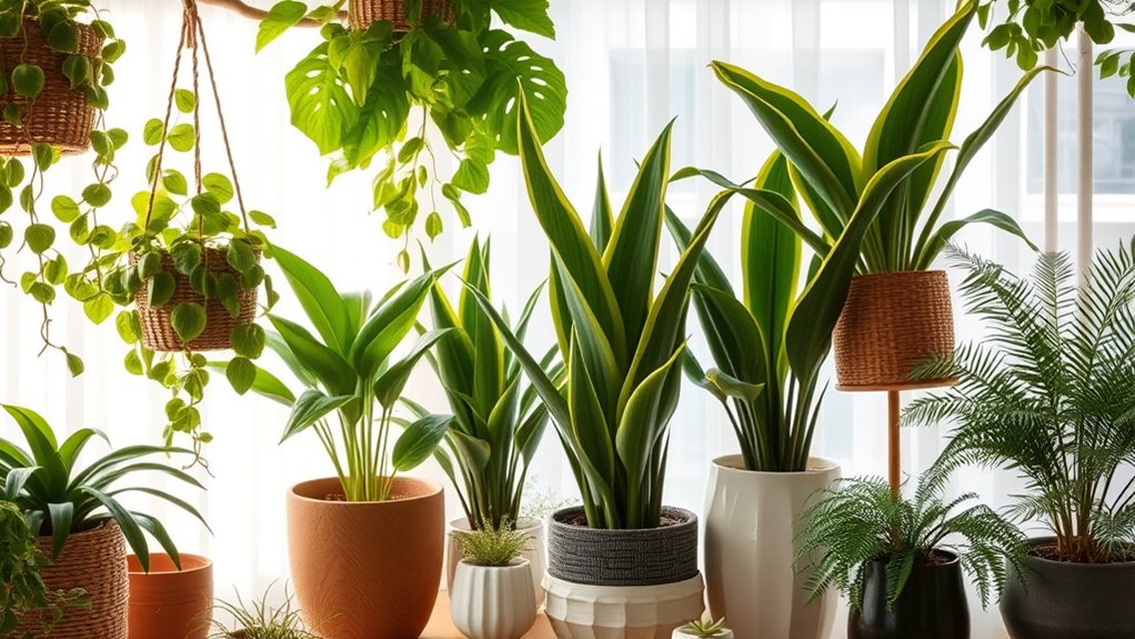choose resilient air purifying plants