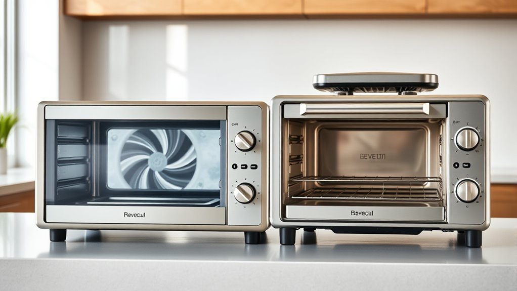 circulating hot air ensures even cooking