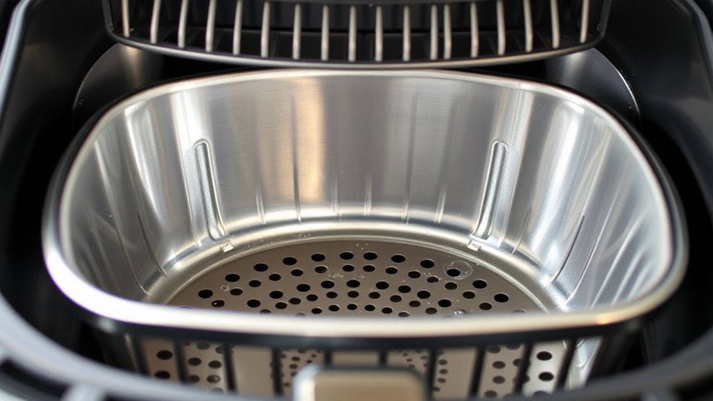 clean fryer components regularly