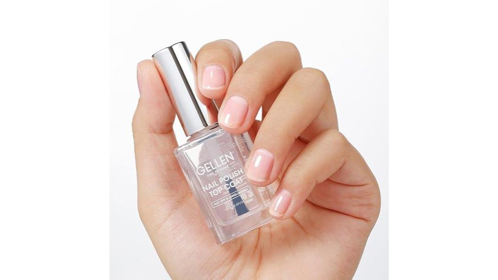 clear nail polish topcoat