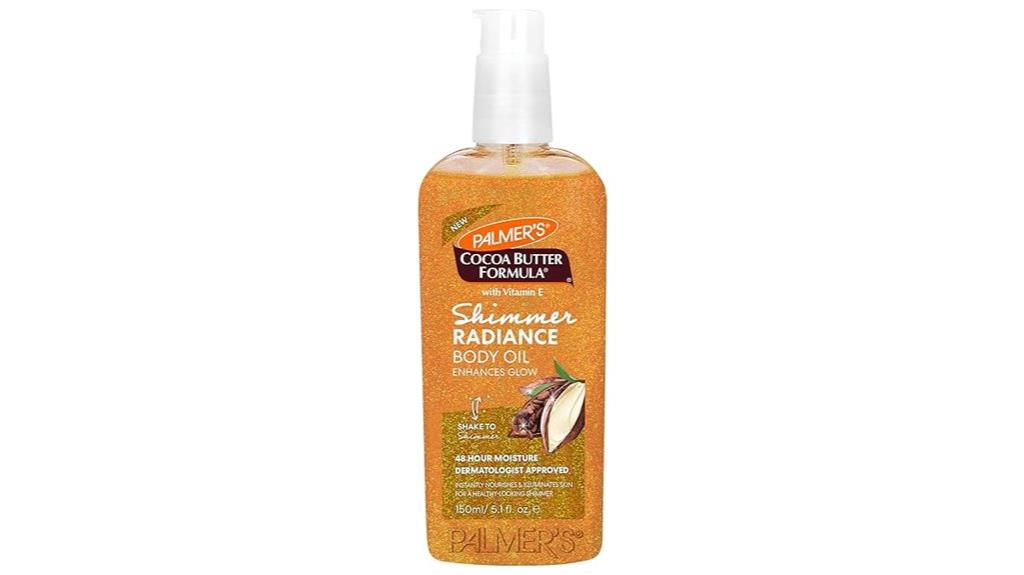 cocoa butter shimmer oil