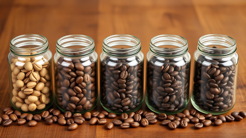 coffee roast level characteristics