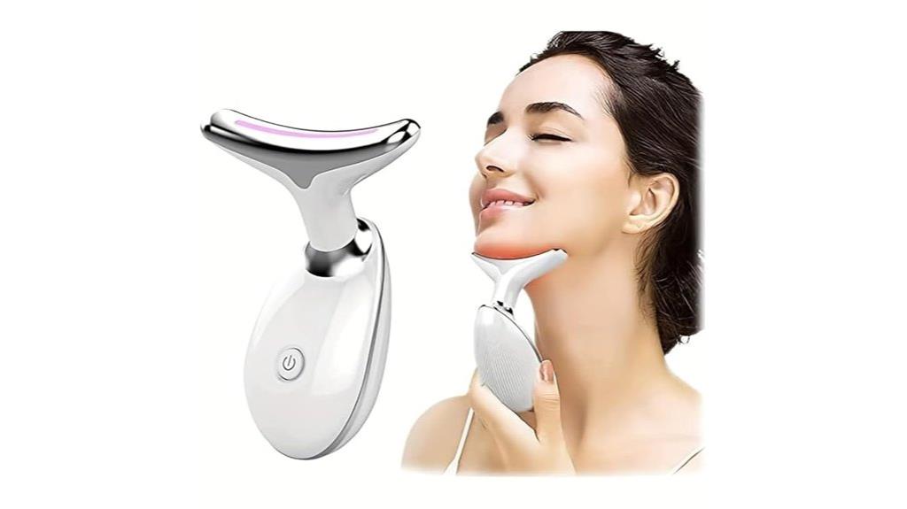 colorful led facial massager