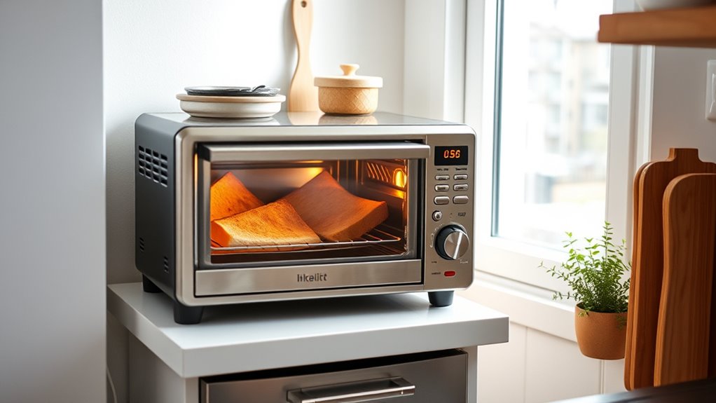 compact efficient toaster ovens