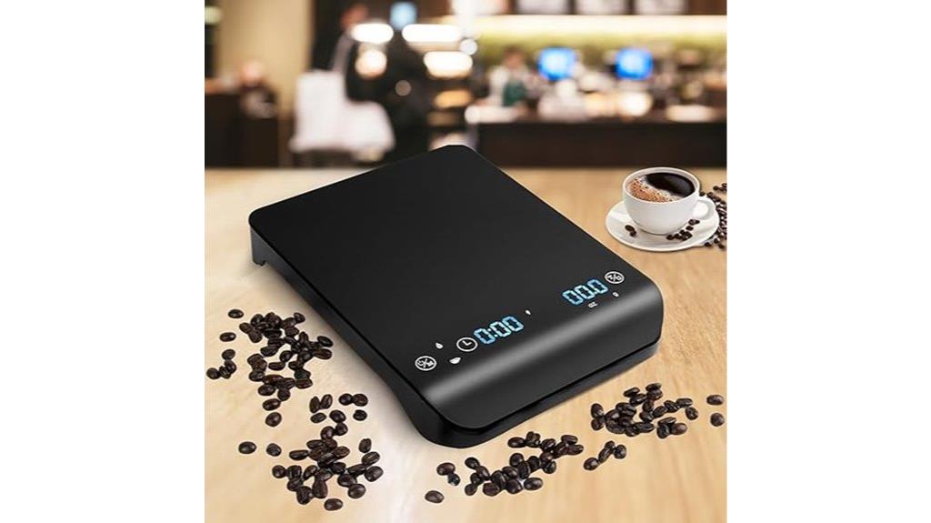 compact rechargeable coffee scale