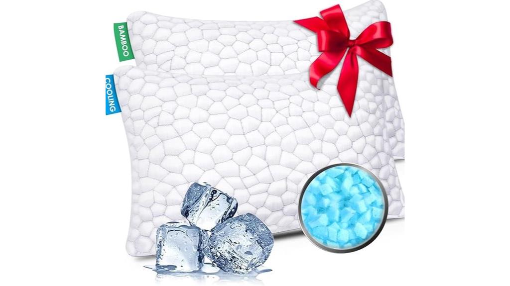 cooling bed pillows set