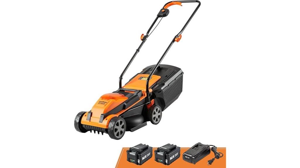 cordless 13 inch lawn mower