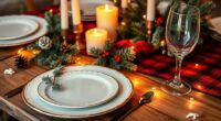 cozy winter table decor