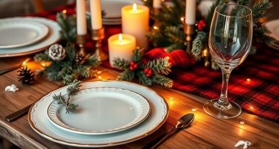 cozy winter table decor