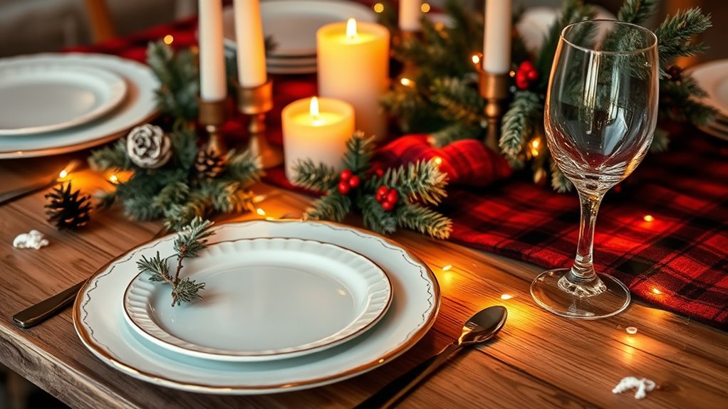 cozy winter table decor
