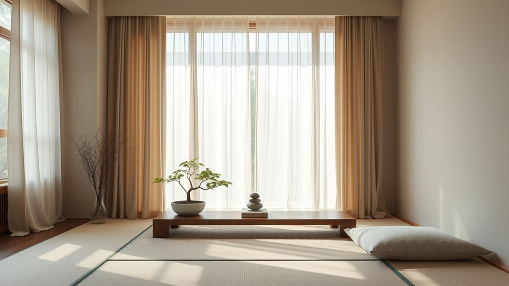 create calm reflection space