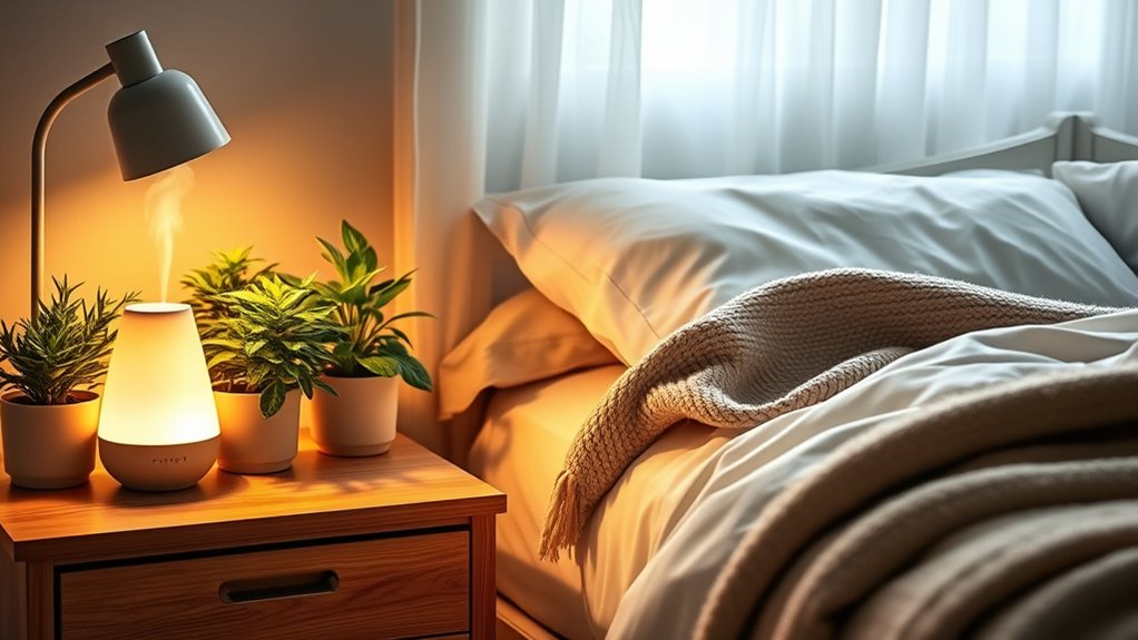 create calming scented ambiance