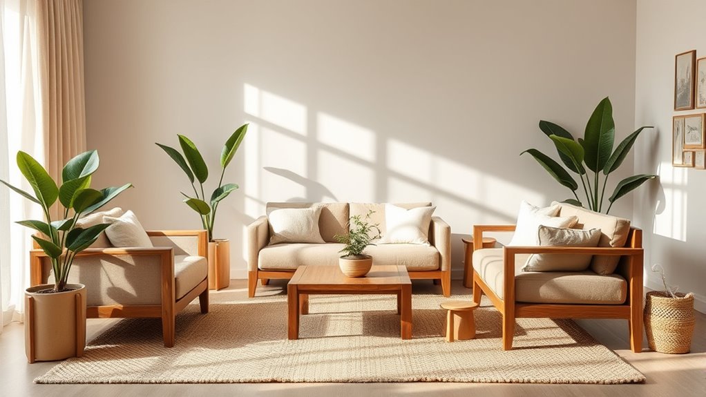 create calming visual anchors