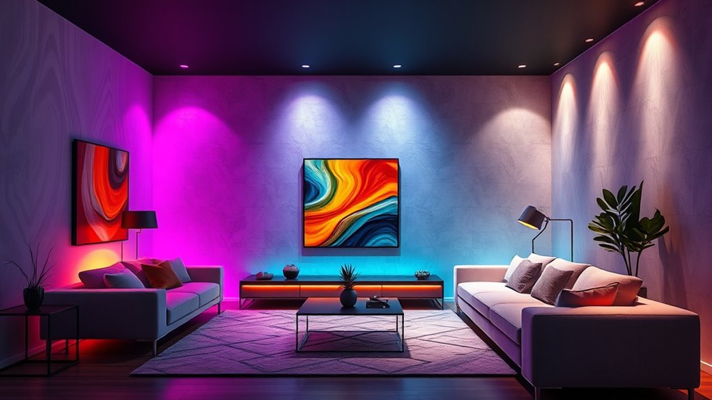 create immersive mood lighting