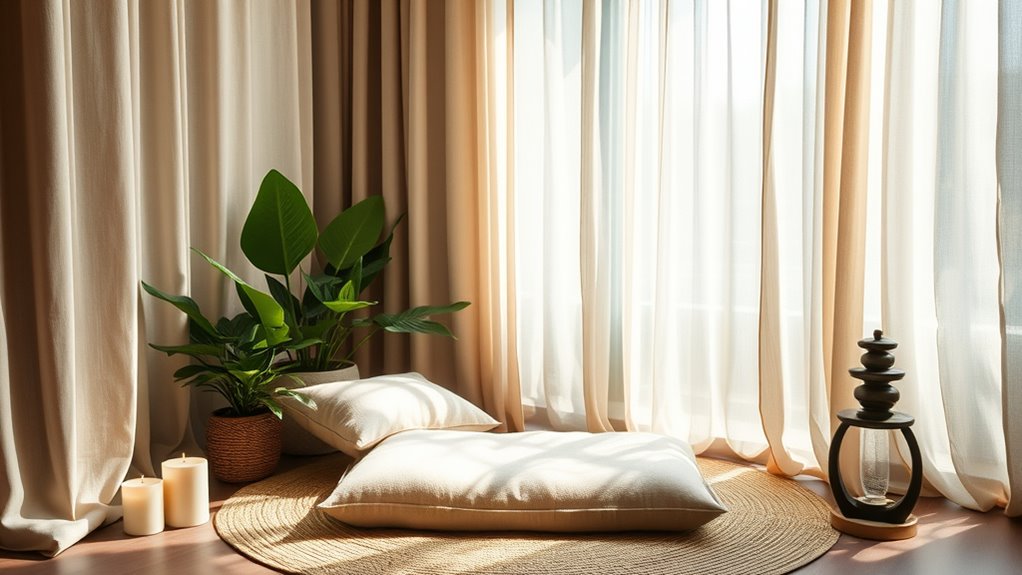 create private meditation space