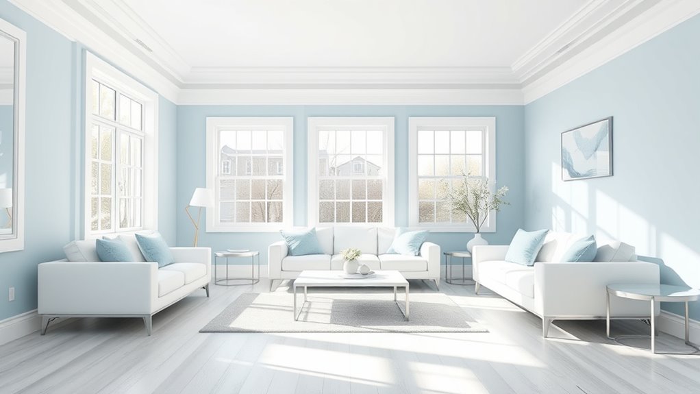 create spacious airy rooms