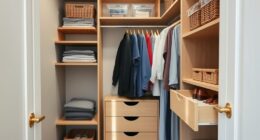 creative tiny closet organizers